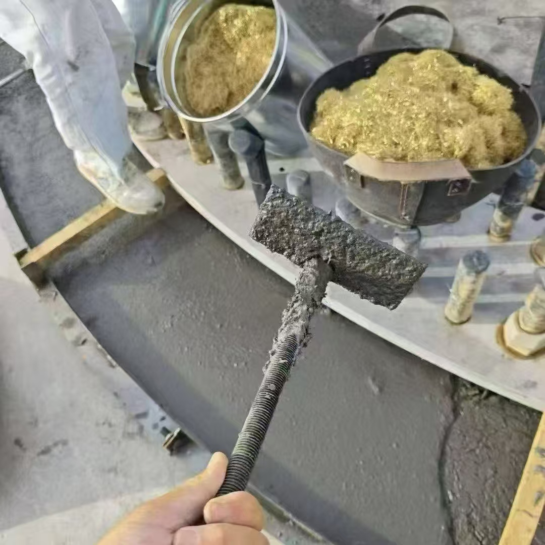 江夏C120钢纤维高强无收灌浆料 轧机压缩机汽轮机发电机锻压设备底座灌浆材料